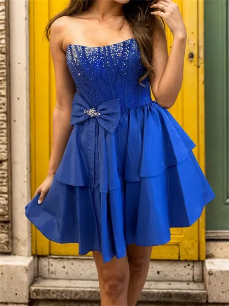 Stunning A-line Straight...