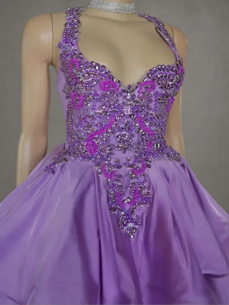 Captivating A-line Halter...