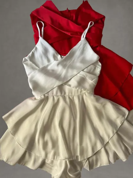 Classy A-line V-Neck...