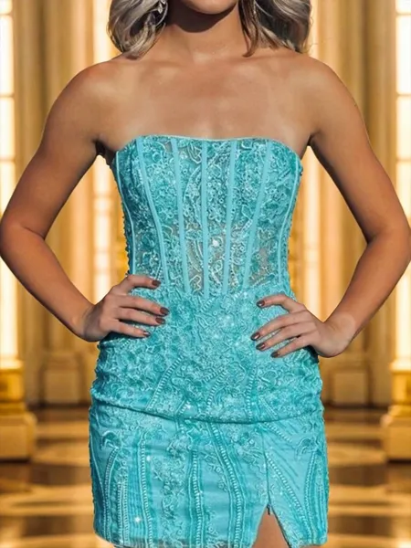 Luxurious Sheath Straight...