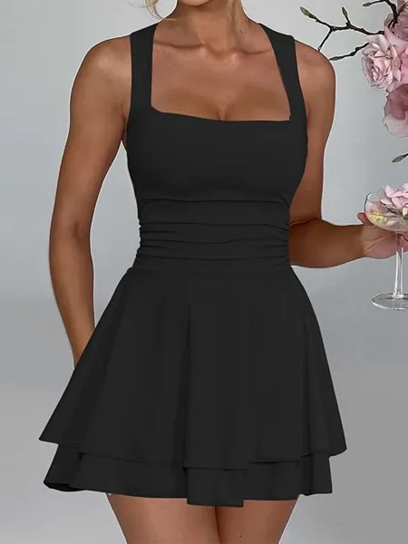 Unique A-line Square...