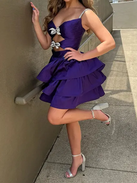 Gorgeous A-line V-Neck...