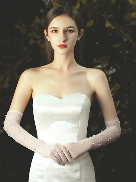 Fancy Tulle With Pearl...