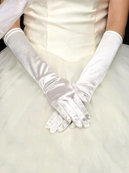 Pretty Cloth Wedding Gloves