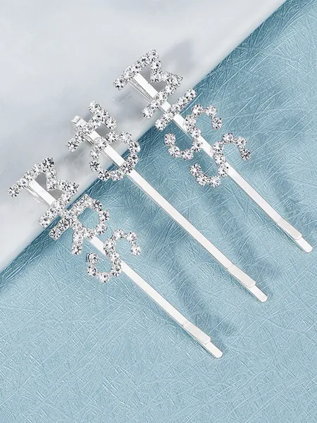 Stunning Alloy With Rhinestone Hairpins(3 Pieces)