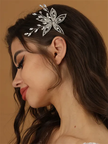 Blooming Rhinestone Headpieces