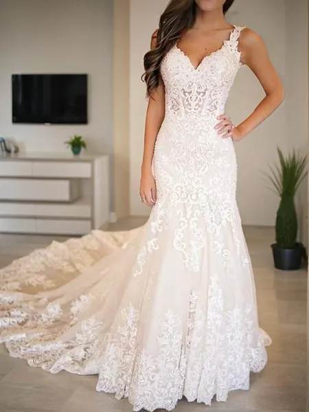 Trumpet/Mermaid V-Neck...