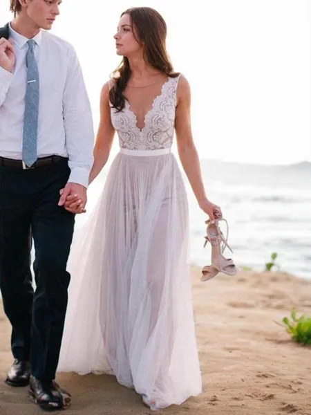 A-line Princess Scoop...