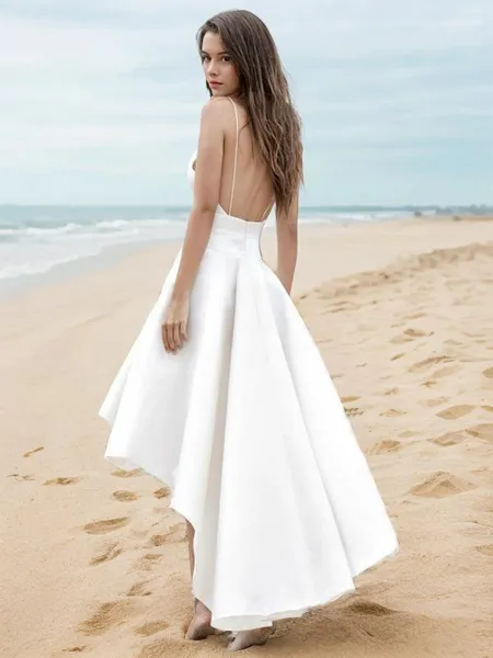 A-line Spaghetti Straps...