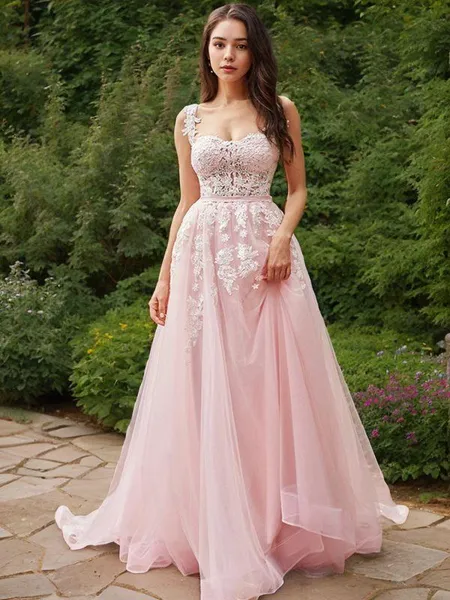 A-line Princess Straps...