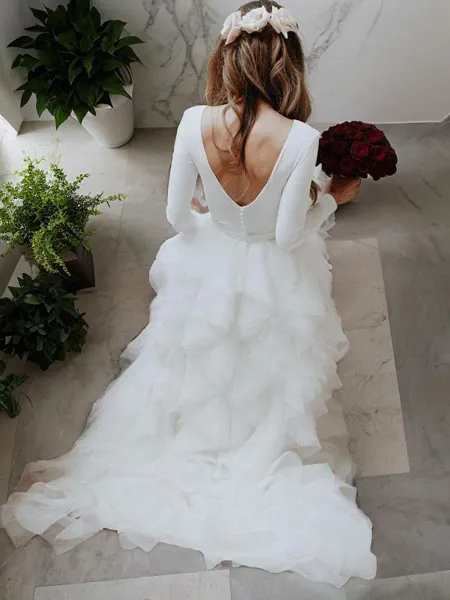 A-line Princess Scoop Long...