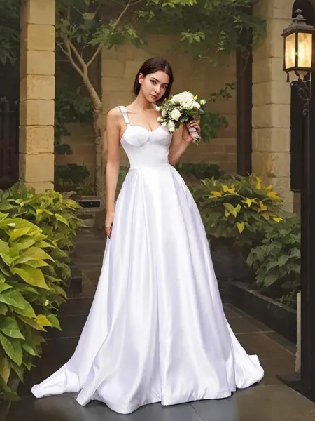 Fashion A-line Straps...