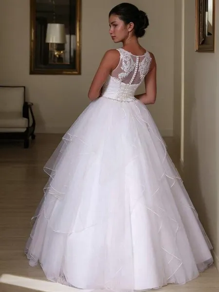 Flowing A-line Jewel...