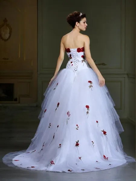 Opulent Ball-Gown Strapless...