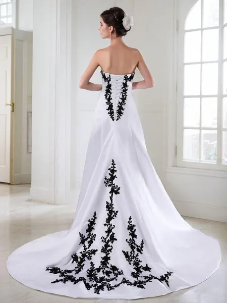 A-line Strapless Dreamy...