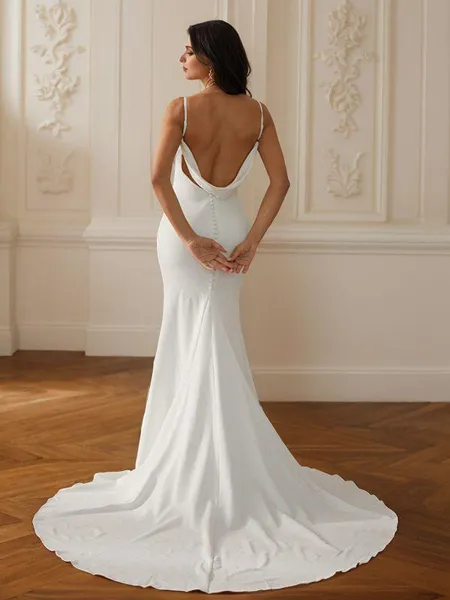 Sheath/Column V-Neck Bold...