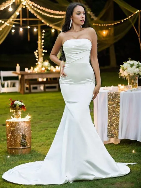 Trumpet/Mermaid Strapless...