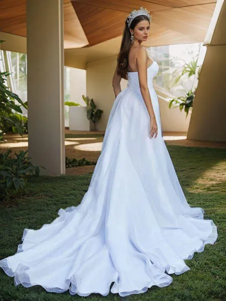 A-line Stunning Sweetheart...