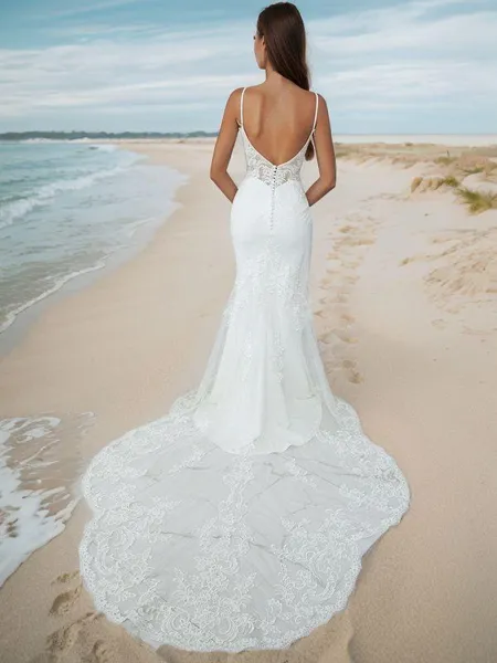 Sheath/Column Chic V-neck...