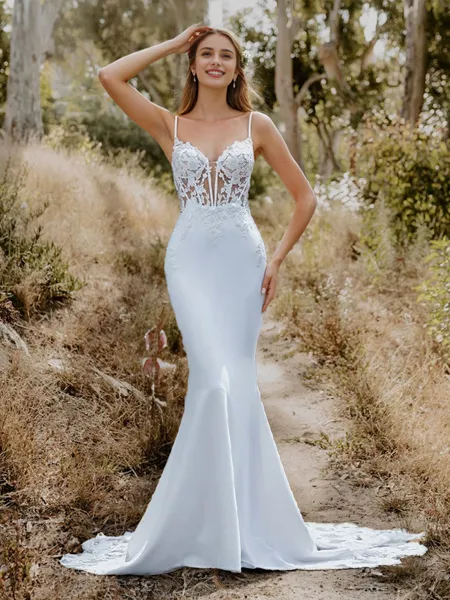 Sheath/Column Chic V-neck...