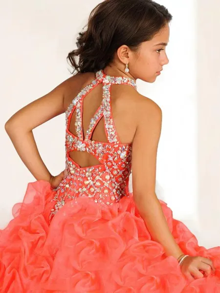 Ball-Gown Enchanting Halter...