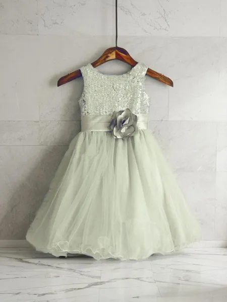 A-line Princess Sparkling...