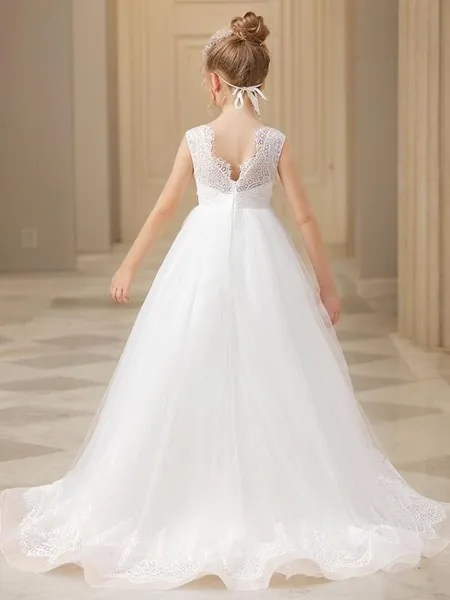 A-line Princess Scoop...