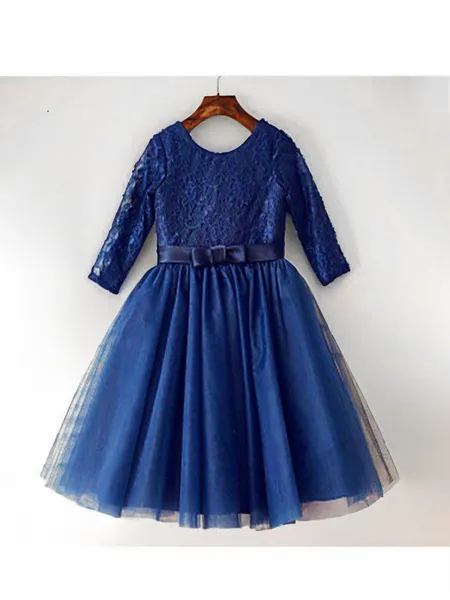 A-line Princess Scoop Long...