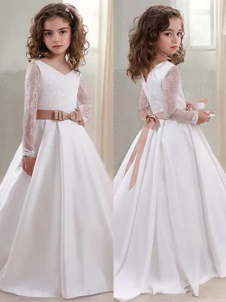Dainty Ball-Gown V-neck...