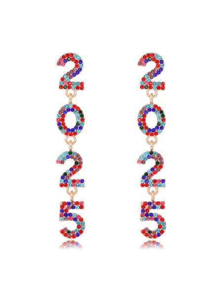 Brilliant Alloy With Rhinestone Earrings