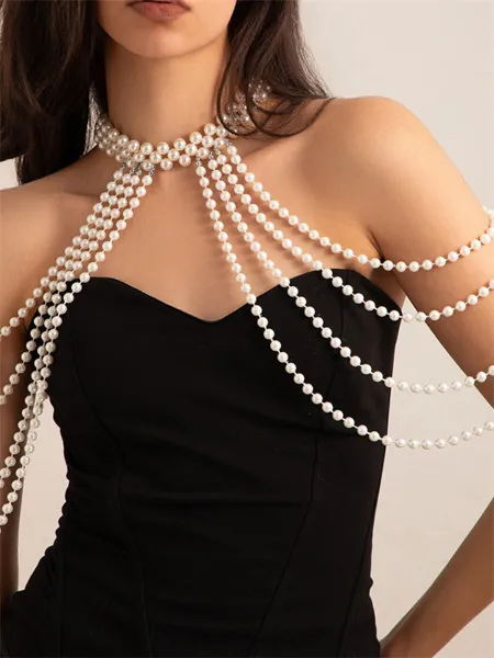 Gorgeous Imitation Pearl...