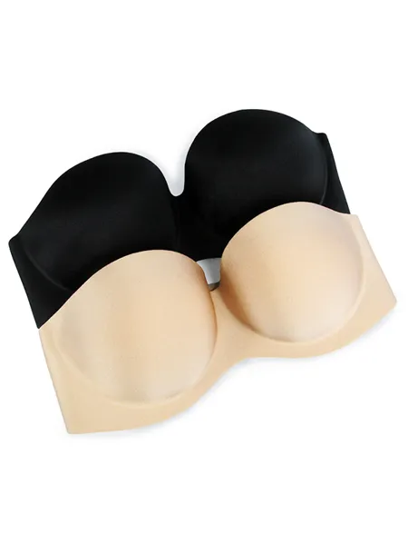 Spandex 1/2 Cup Strapless...
