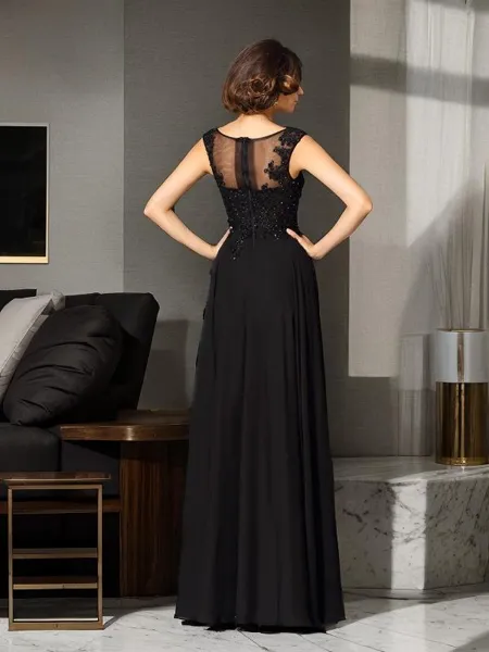 A-line Scoop Sleeveless...