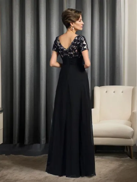 A-line Radiant V-Neck Short...