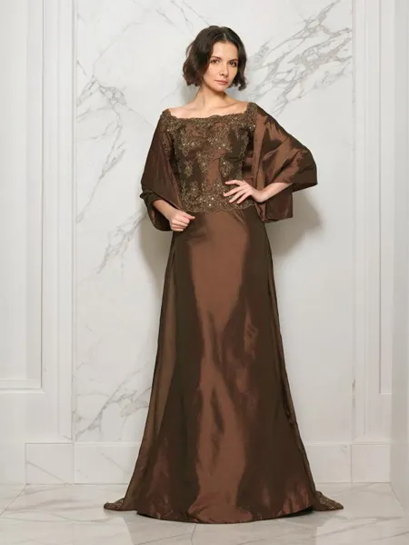 A-line Off-the-Shoulder 1/2...