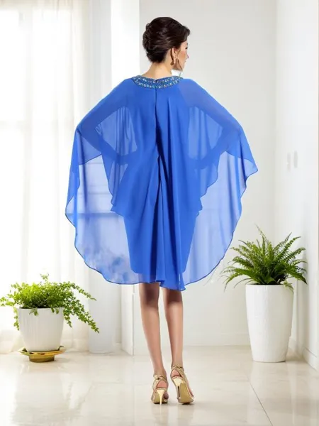 Sheath/Column Bateau 3/4...