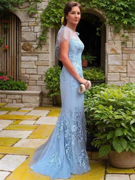 Sheath/Column Sheer Neck...