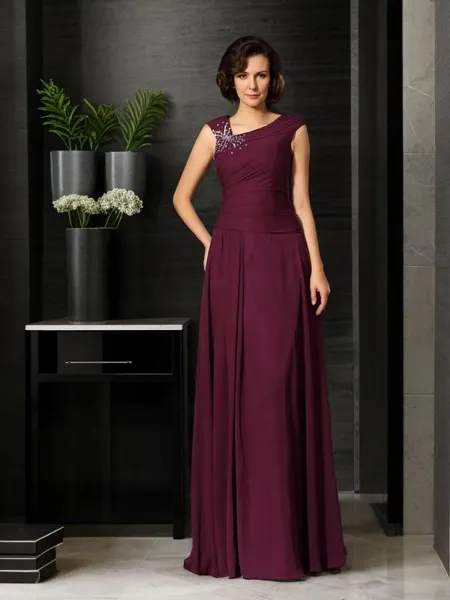 A-line Sleeveless Refined...