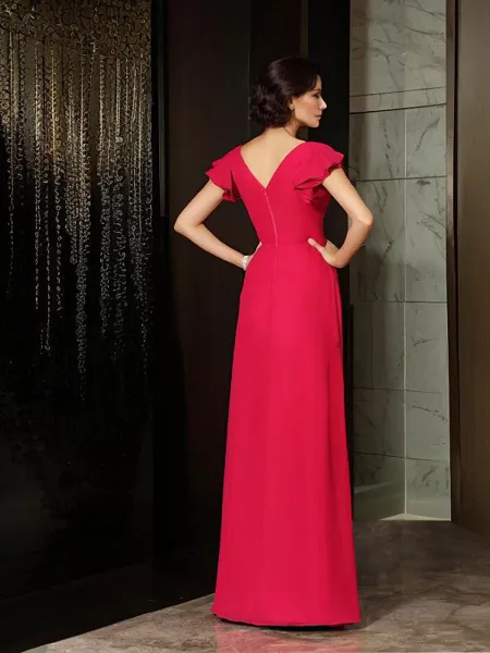 Gracious A-line V-Neck...