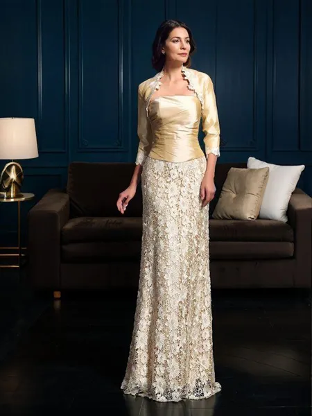 A-line Strapless Sleeveless...