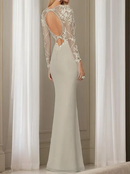 Sheath/Column Scoop Long...