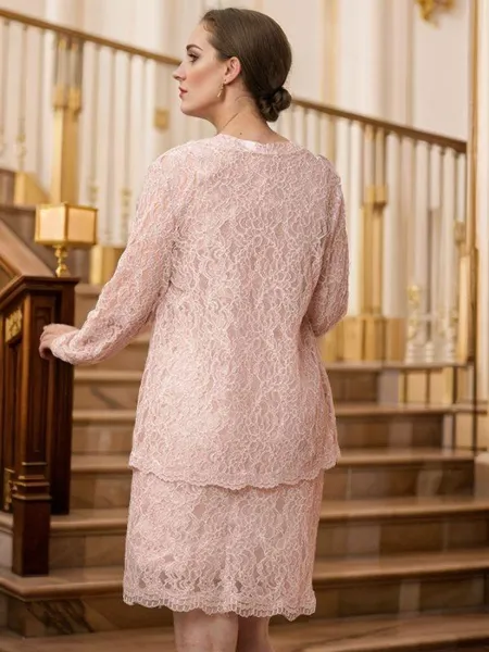 Sheath/Column V-Neck...