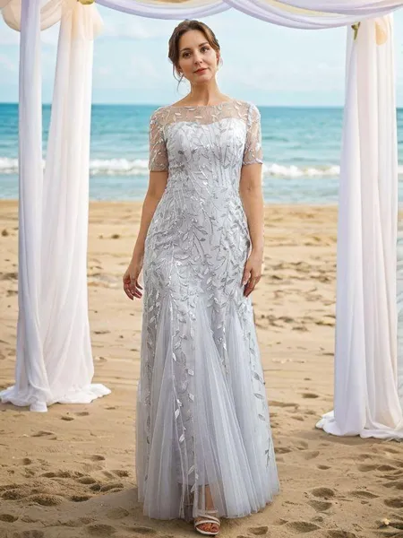 A-line Bateau Charming...