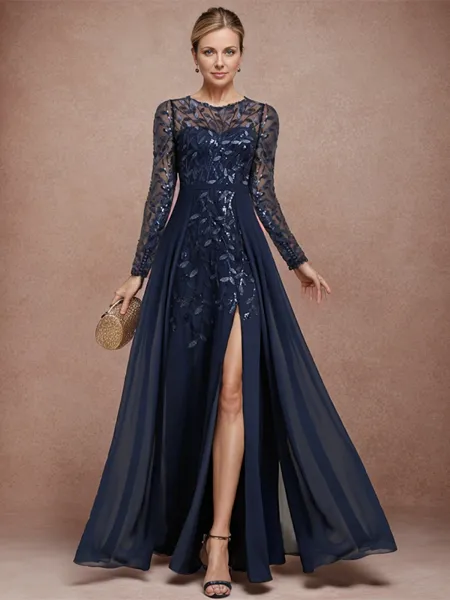 A-line Timeless Bateau Long...