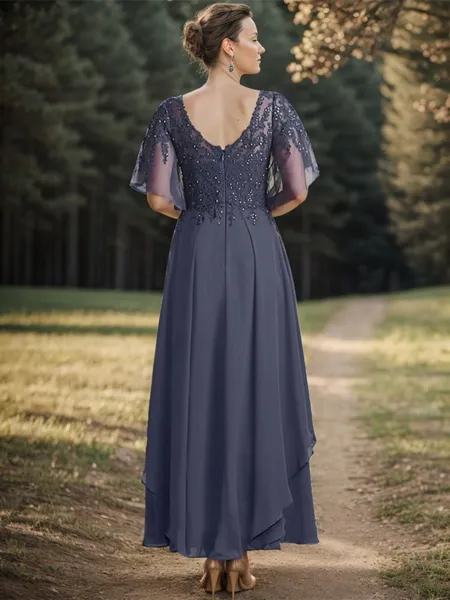 Gorgeous A-line V-neck...