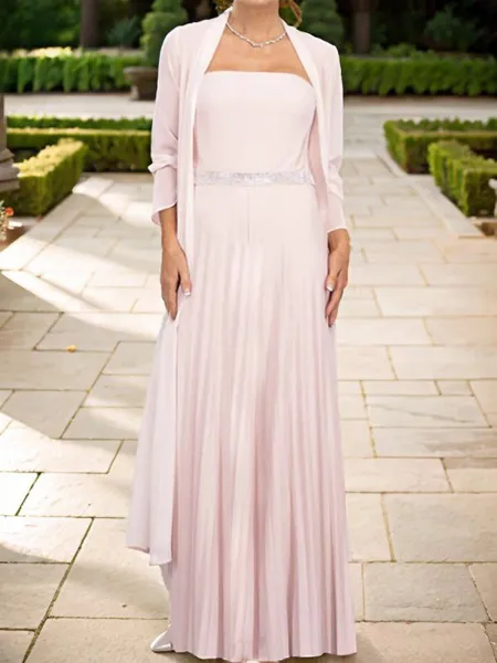 A-Line Flattering Strapless...