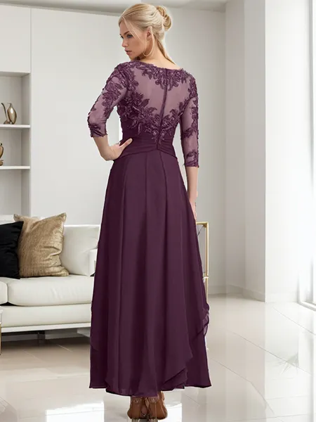 A-line Dreamy Bateau 3/4...