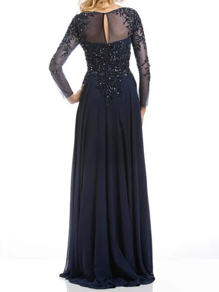 Unique A-line Bateau Long...