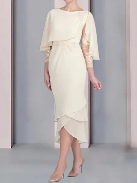 Polished Sheath Bateau 3/4...