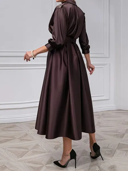 Impeccable A-line V-Neck...